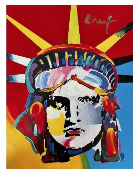 Peter Max Liberty Head - Courtesy