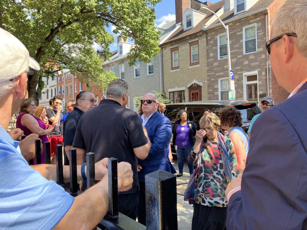 Larry Hogan meets with the people of Little Italy - © 2022 Donna Balancia